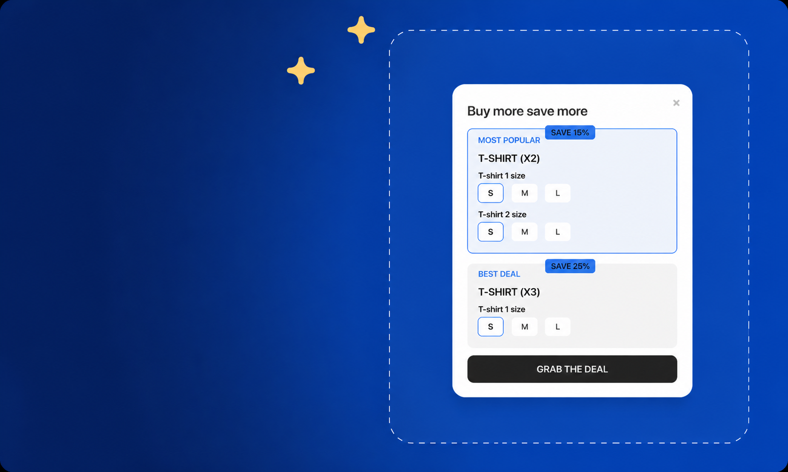 bundle deal example